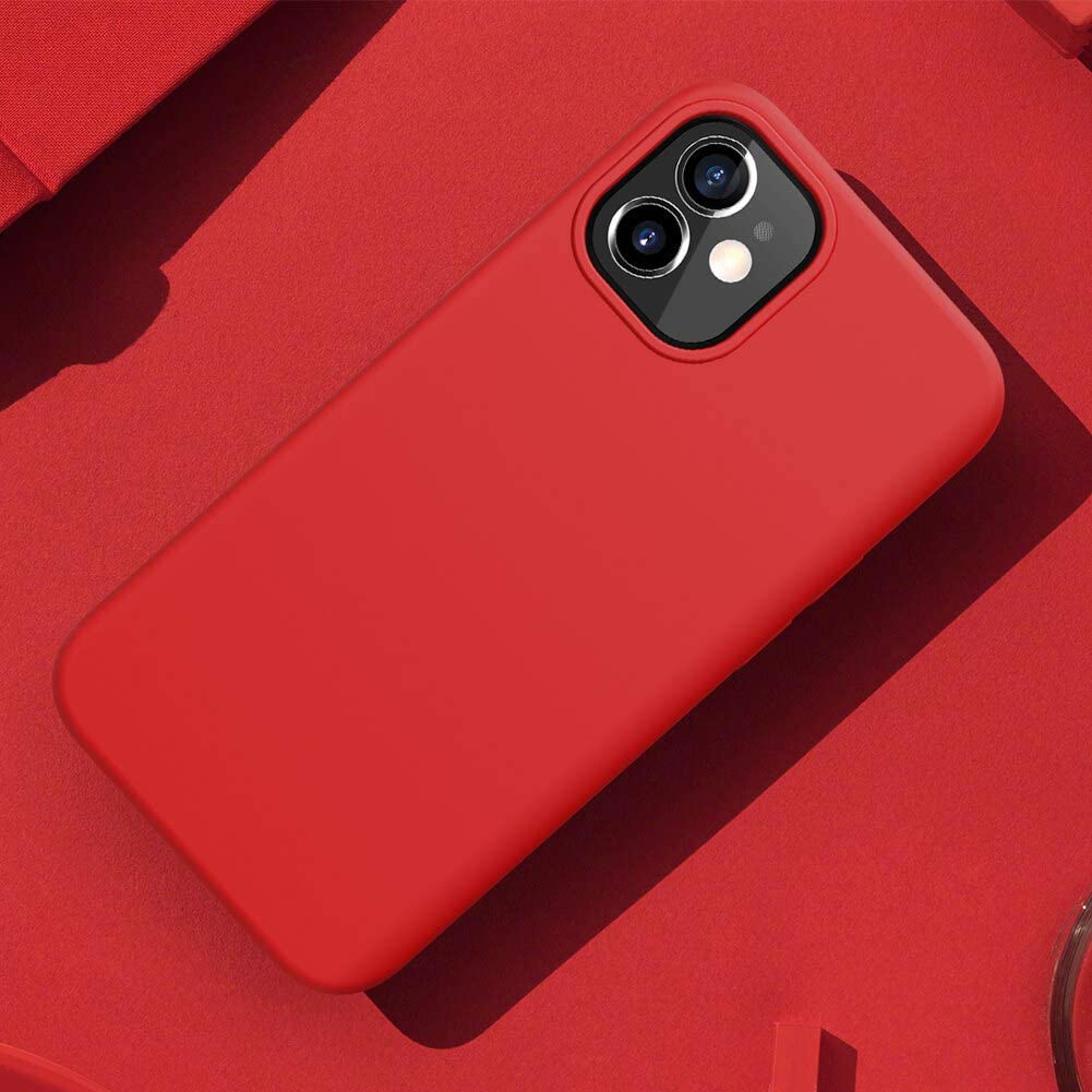 NILLKIN FLEX PURE CASE FOR IPHONE 12 MINI - RED
