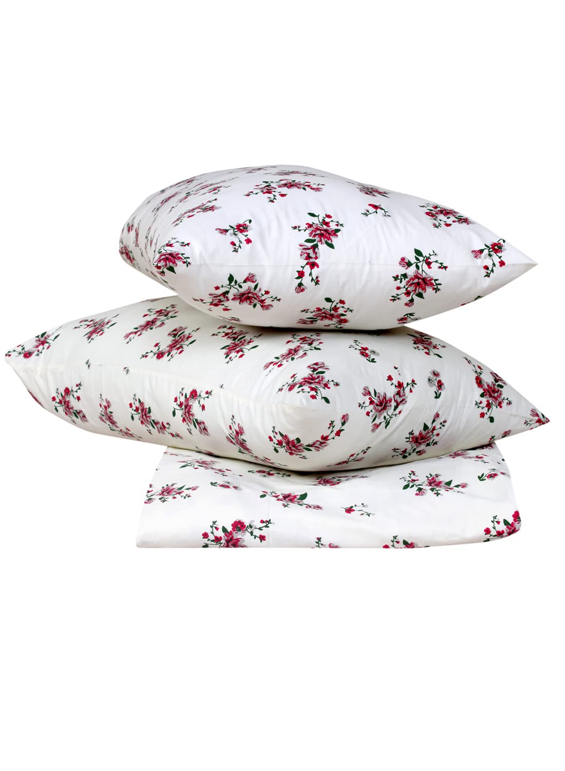 Home Town King Fitted Sheet –  Floral Print - Safqqa