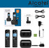 Alcatel F860 Duo Wireless Telephone/2 Headphones/Unwanted Call Block/Speakerphone/Illuminated Display/Caller ID/100 Digit Memory/Redial Button/Different Tones/Bell Intensity Control