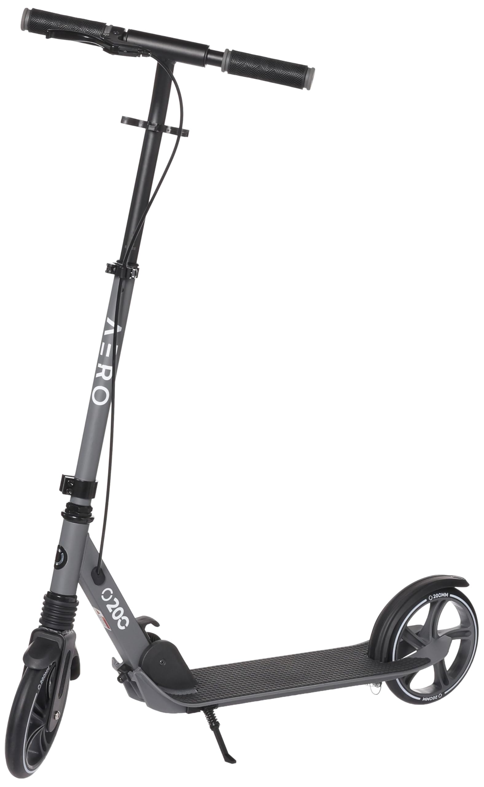 Aero Mobility A200 Two-Wheels Scooter for Kids 3 and Up, Grey/Black
