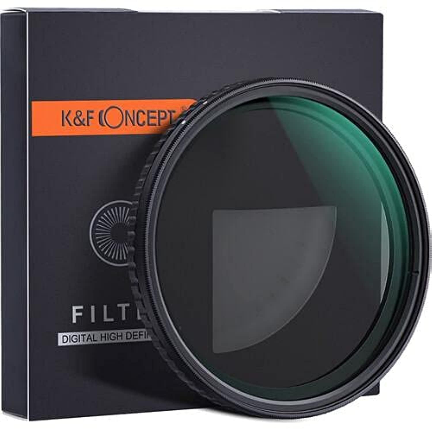 فلتر عدسة K&F – 58 ملم ND قابل للتدرج ND2-ND32 بدون Black Cross