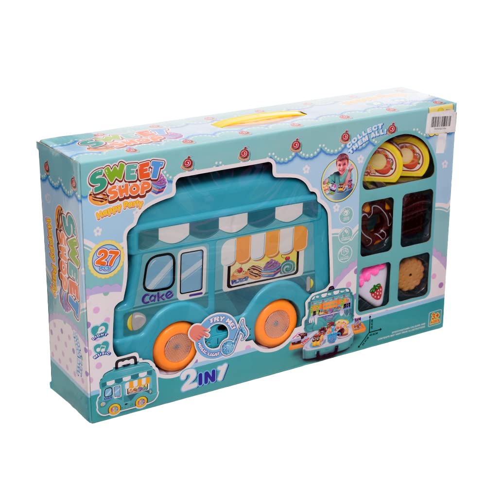 شنطة حلوى للأطفال بتصميم سيارة – علبة بلاستيك مع مفاجآت حلوى ممتعة