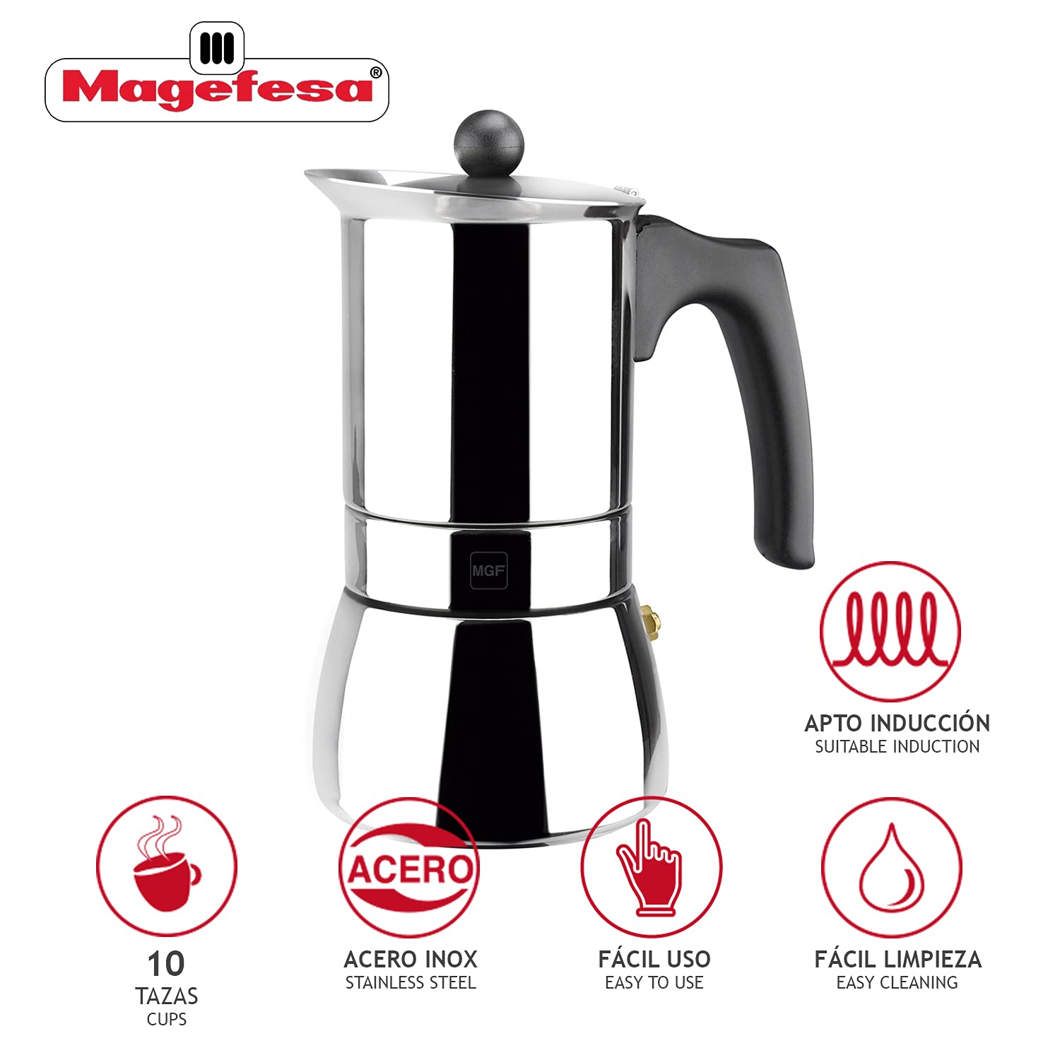 Coffee Maker Stainless Steel 10 Cups