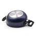 Celar Aluminum Blue Casserole, 20 cm Diameter, Non-stick, Induction + Gas Stove, Made In Portugal