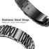 CAVN 22mm 20mm Strap Compatible with Samsung Galaxy Watch 3/ Galaxy Watch/Huawei GT 2, Stainless Steel Replacement Strap Adjustable Band Metal Strap for Galaxy Watch 3