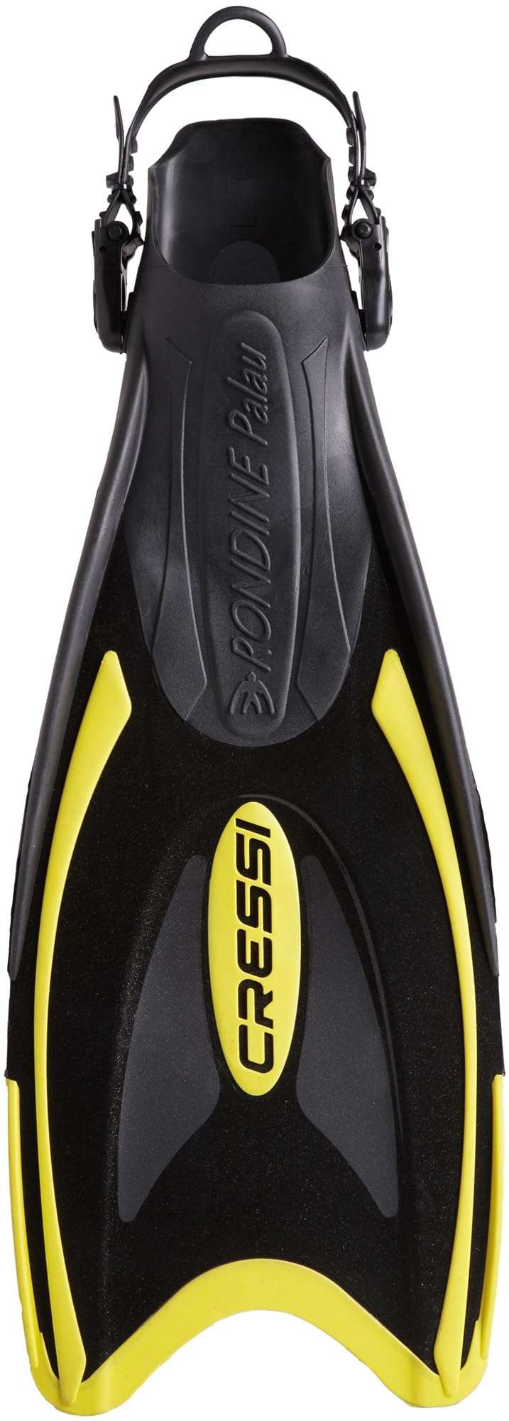 Cressi Palau Fins - Adjustable Long or Short Fins Adults and Children for Snorkelling and Swimming