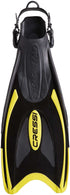 Cressi Palau Fins - Adjustable Long or Short Fins Adults and Children for Snorkelling and Swimming