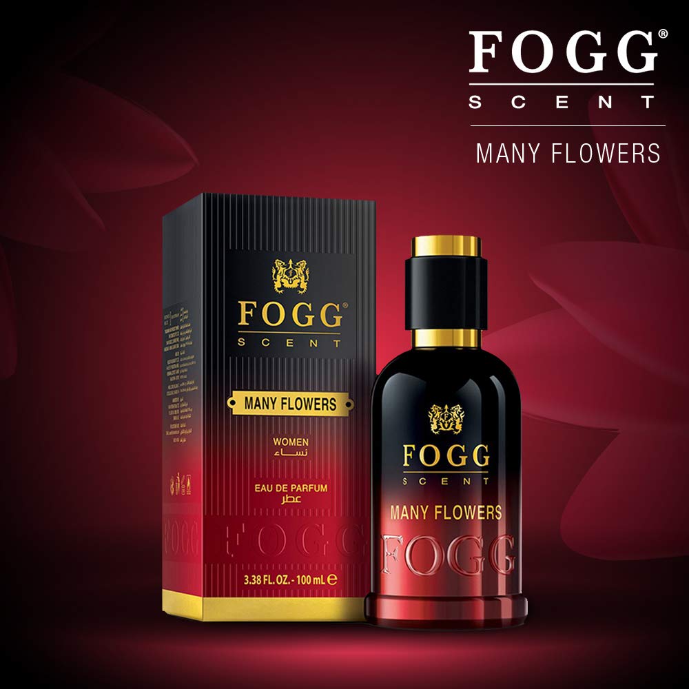 Fogg Scent Many Flowers For Women Eau de Parfum, 100 ml - Safqqa Egypt