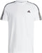 تي شيرت رجالي من adidas Essentials Single Jersey بثلاثة خطوط