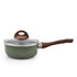 Celar Aluminium Saucepan with Lid, 18 cm Diameter, Green, Non-stick, Made In Portugal