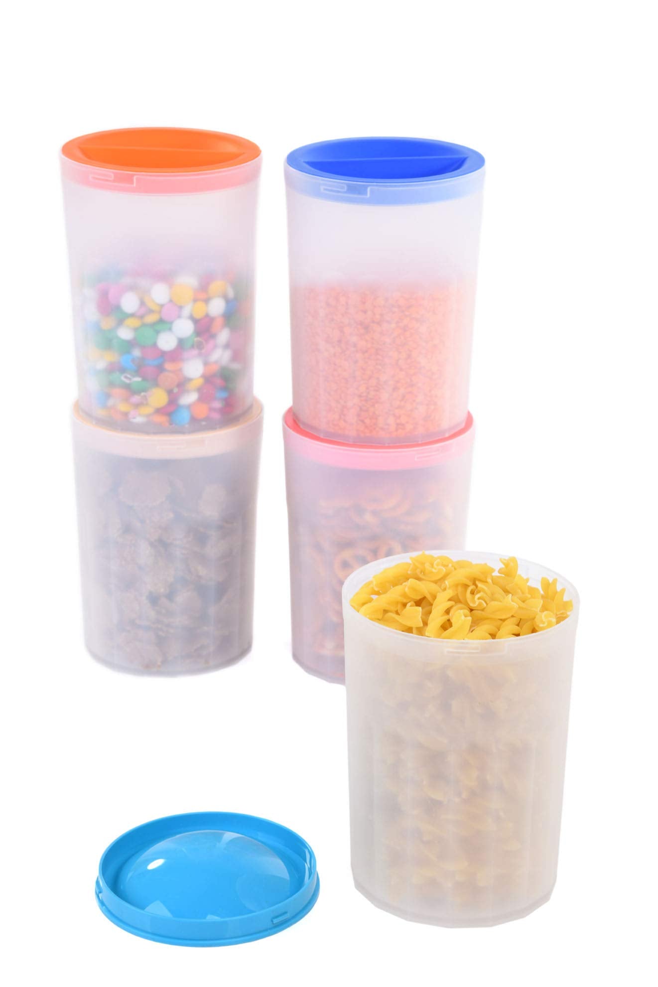 Mintra Plastic Jar with Lock Lid 1.2L – Kitchen & Food Storage – Safqqa Egypt