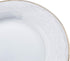 Sahara Porcelain Dinner Plate with Gold Rim – 27 cm, Shallow Design