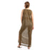 JAMILA Women Round Collar Cover UP With Side Slits OUTERWEAR