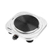 Geepas Stainless Steel Single Hot Plate – 1500W, Adjustable Temperature Control, Overheat Protection (GHP32023) - Safqqa