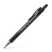 Faber-Castell Grip Matic Mechanical Pencil, 0.5 mm Lead Size, Trasparent Black- Without the pencil's teeth