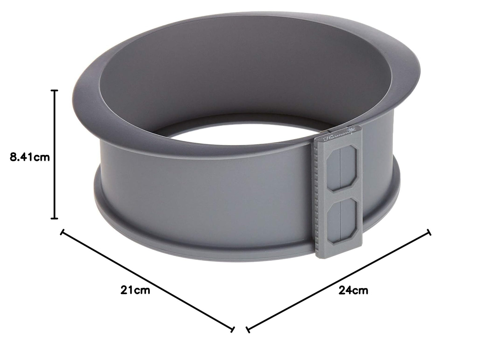 Harmony Silicone Cake Pan with Glass Base