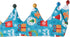 OHANA XMAS Festive Scarf with bells and Cute Christmas motifs for Pets, Cats, Dogs, Rabbit Costumes - BLUE - Safqqa Egypt