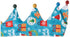 OHANA XMAS Festive Scarf with bells and Cute Christmas motifs for Pets, Cats, Dogs, Rabbit Costumes - BLUE - Safqqa Egypt