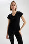 DeFacto womens N8387AZ T-Shirt