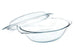 Simax Oval Heat-Resistant Dish with Lid - Safqqa