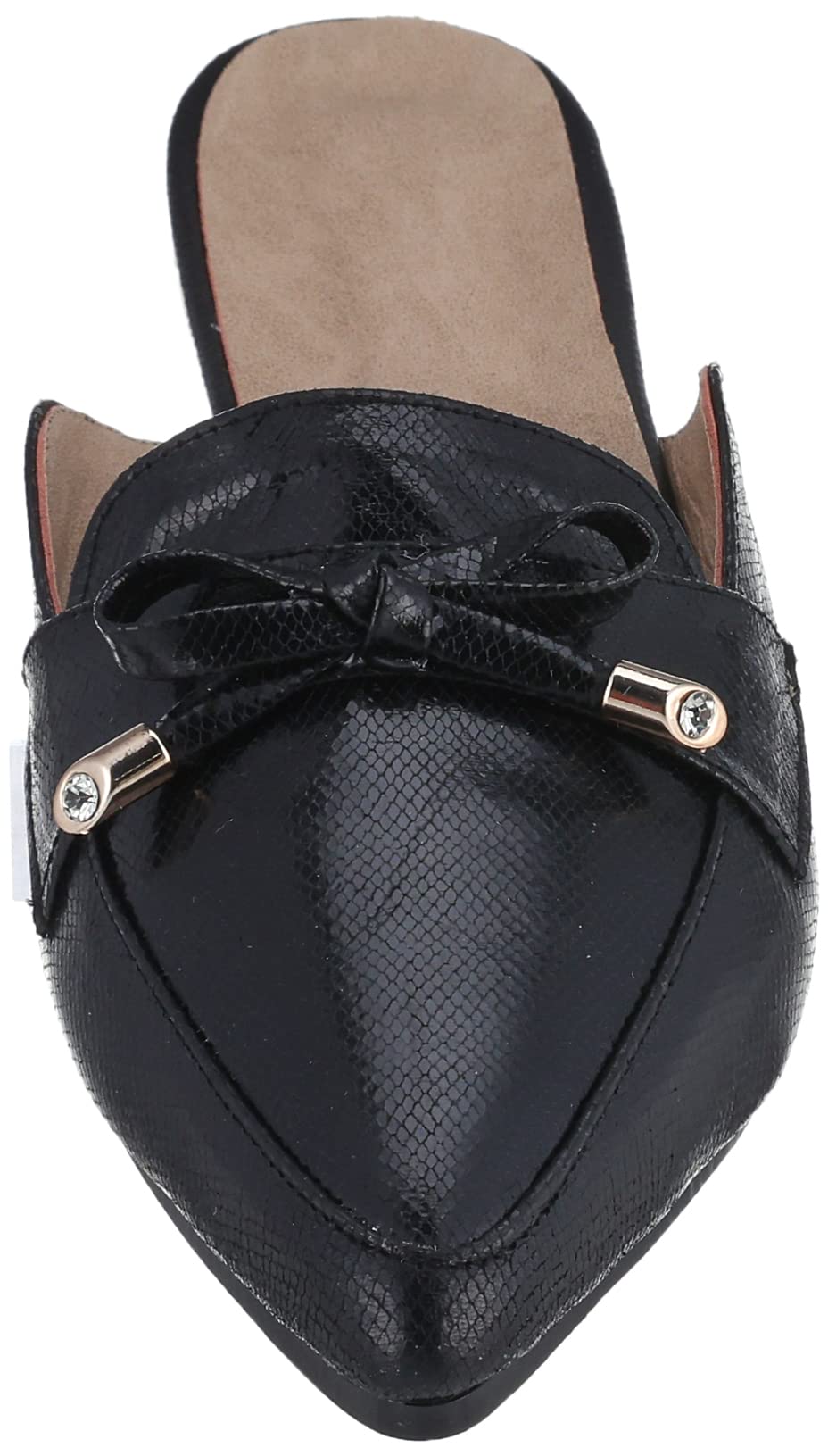 SWAY Loafer Flats Leather Slipper For Women,Slip-on loafer design for easy and quick wearing.