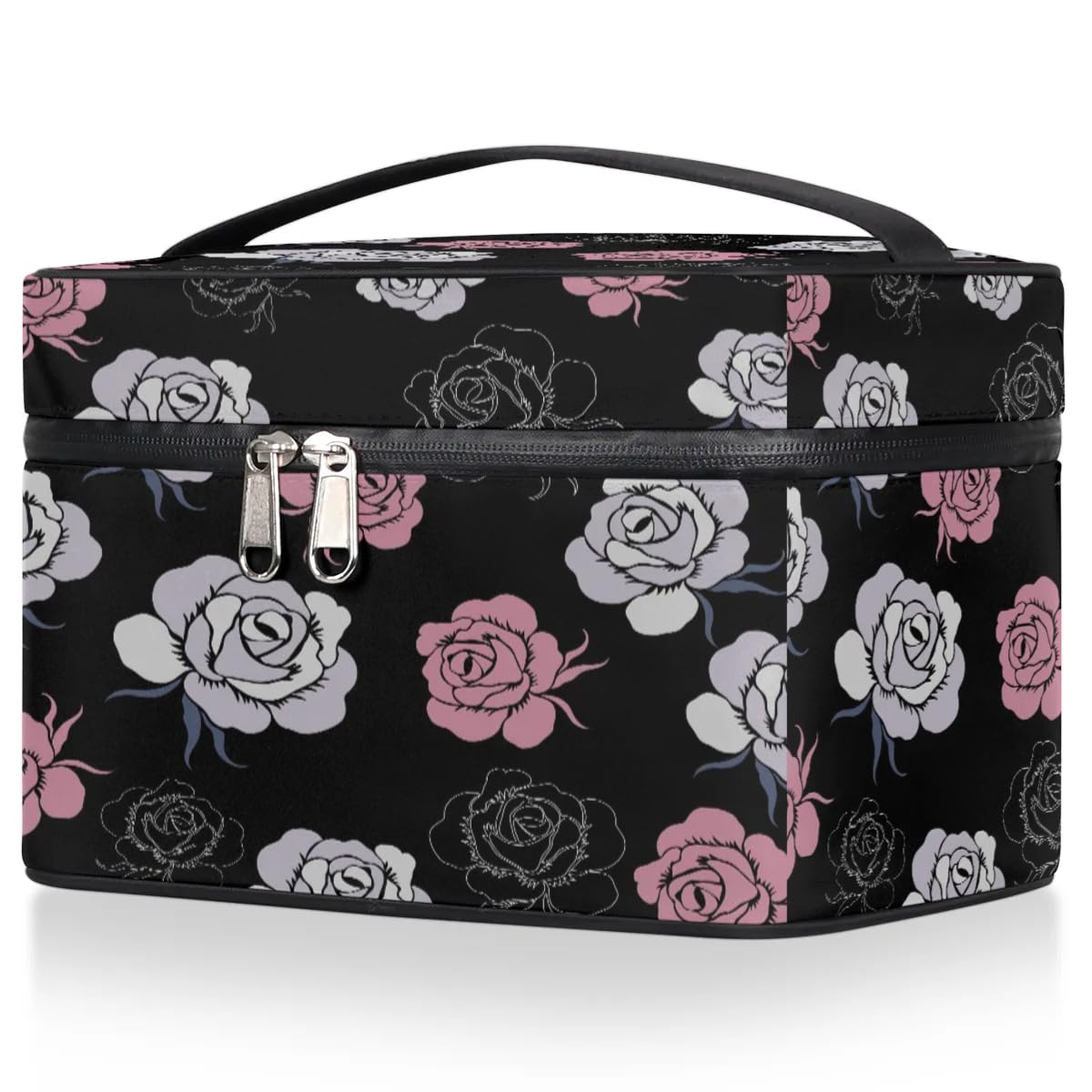 Large Travel Makeup Bag for Women – Portable Cosmetic and Toiletry Organizer – Safqqa Egypt
