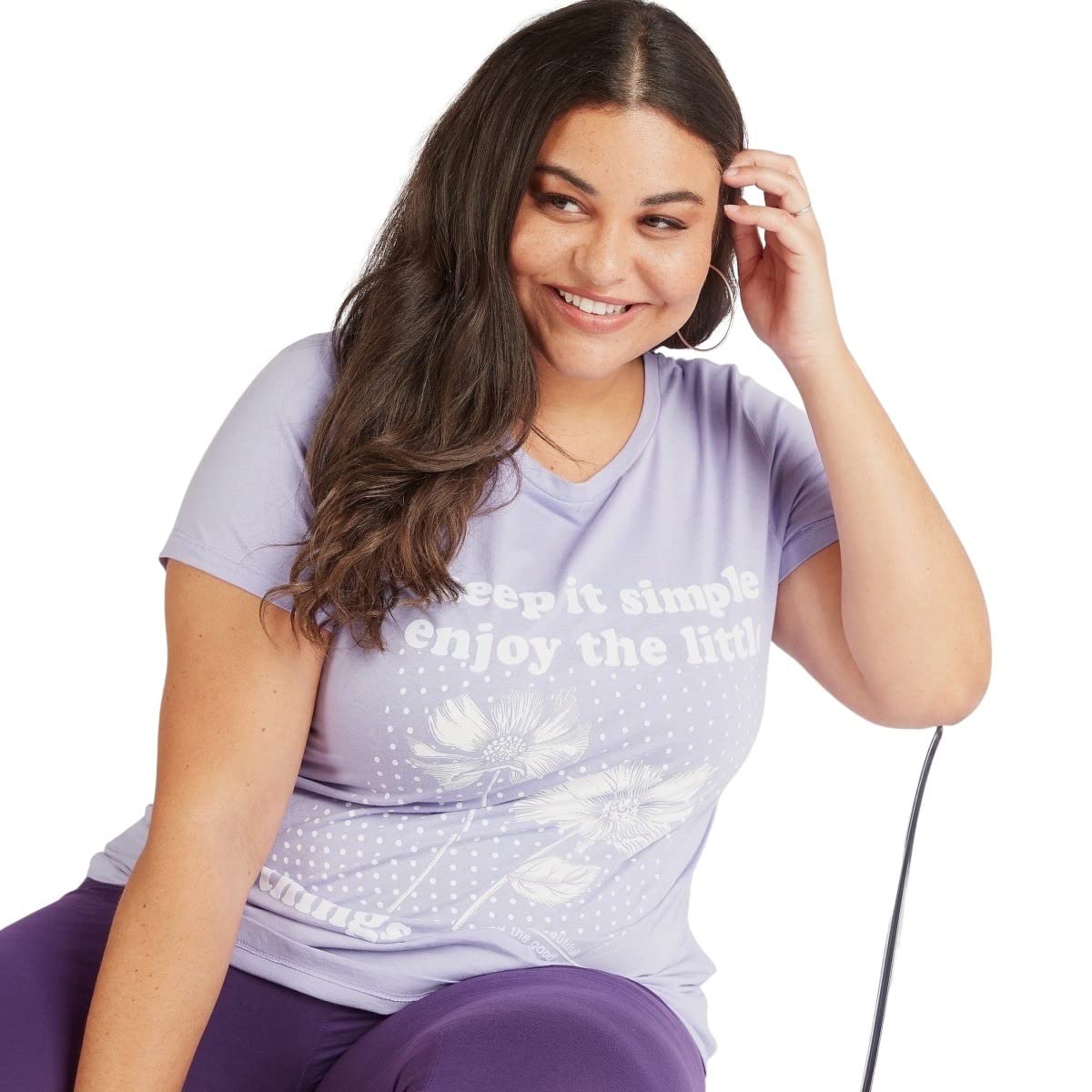 Splash Basic Printed T-Shirt For Women,Ideal for casual outings, layering, or relaxed occasions.