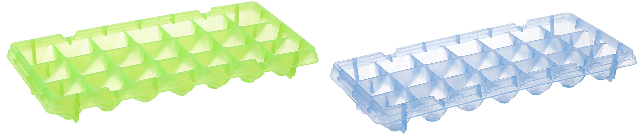 Dieshibingge Plastic Ice Mold Set – 21 Slots