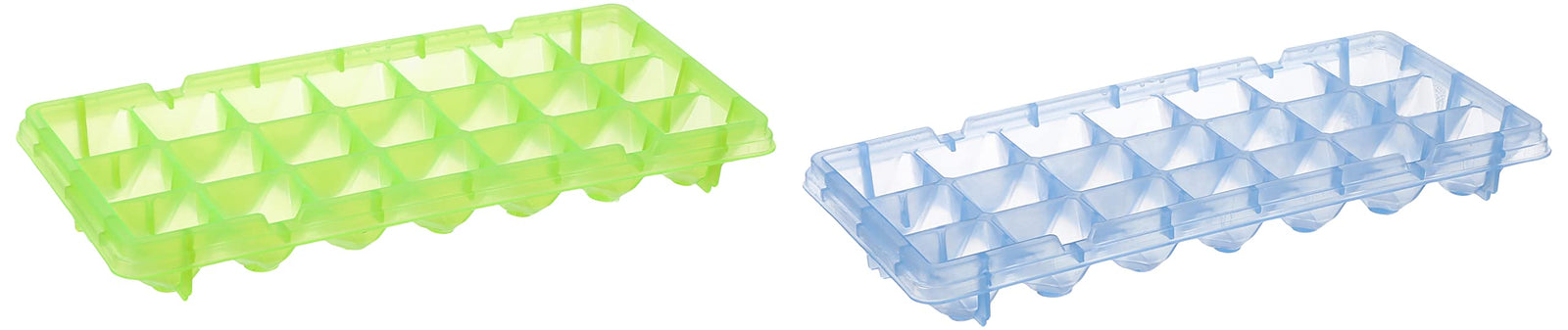 Dieshibingge Plastic Ice Mold Set – 21 Slots