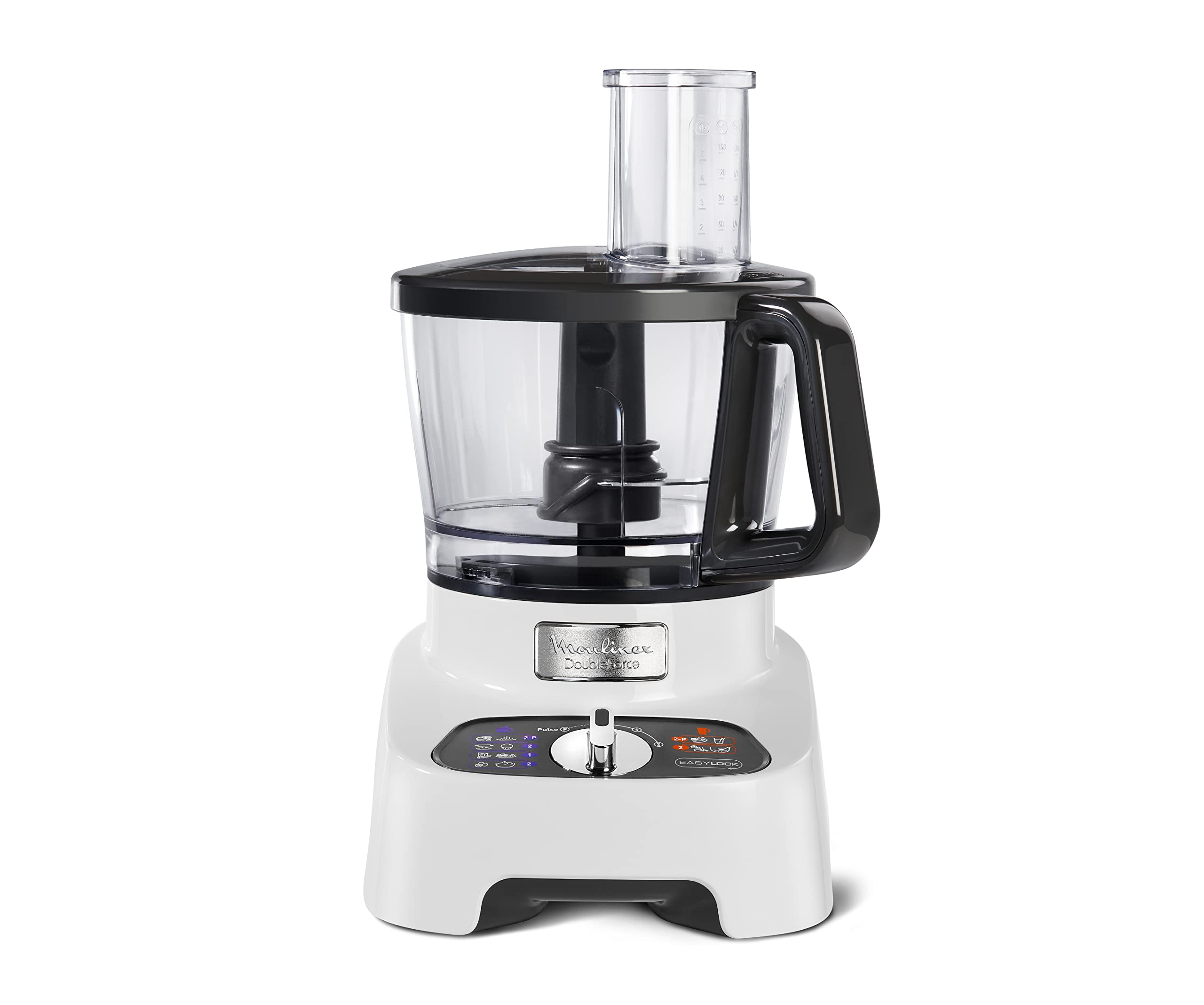 Moulinex FP823125 Double Force Food Processor – 1000W Manual Control Panel Safety System (Minor Scratches)