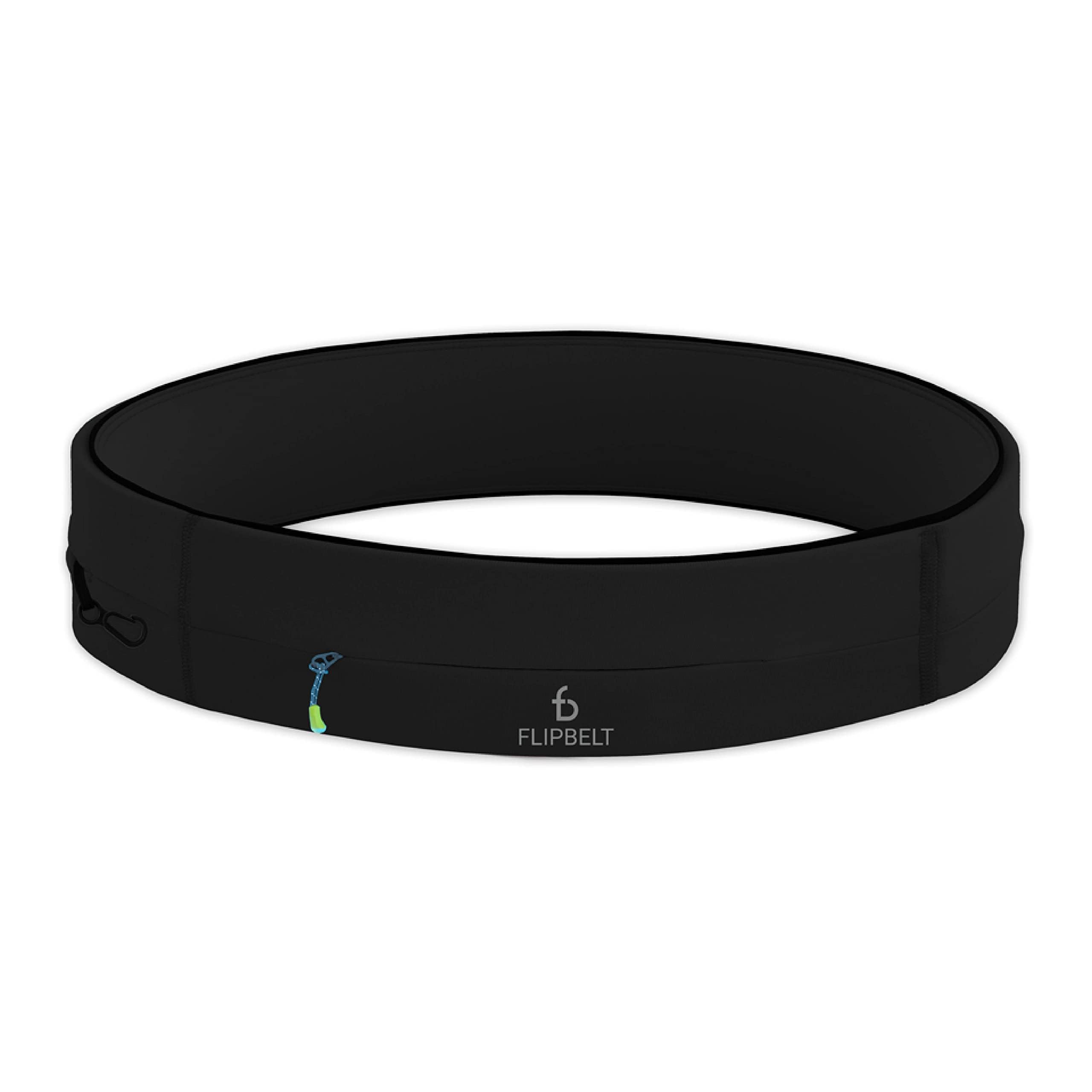 FlipBelt Running & Fitness Workout Belt, Black, X-Large