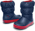 Crocs Boys Boots Navy Red Waterproof