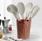 Flamer Silicone Cooking Utensils Set with Stylish Holder – Non-Stick