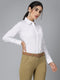 Krave Women’s Cotton-Blend Long Sleeve Formal Shirt – Elegant Office Wear