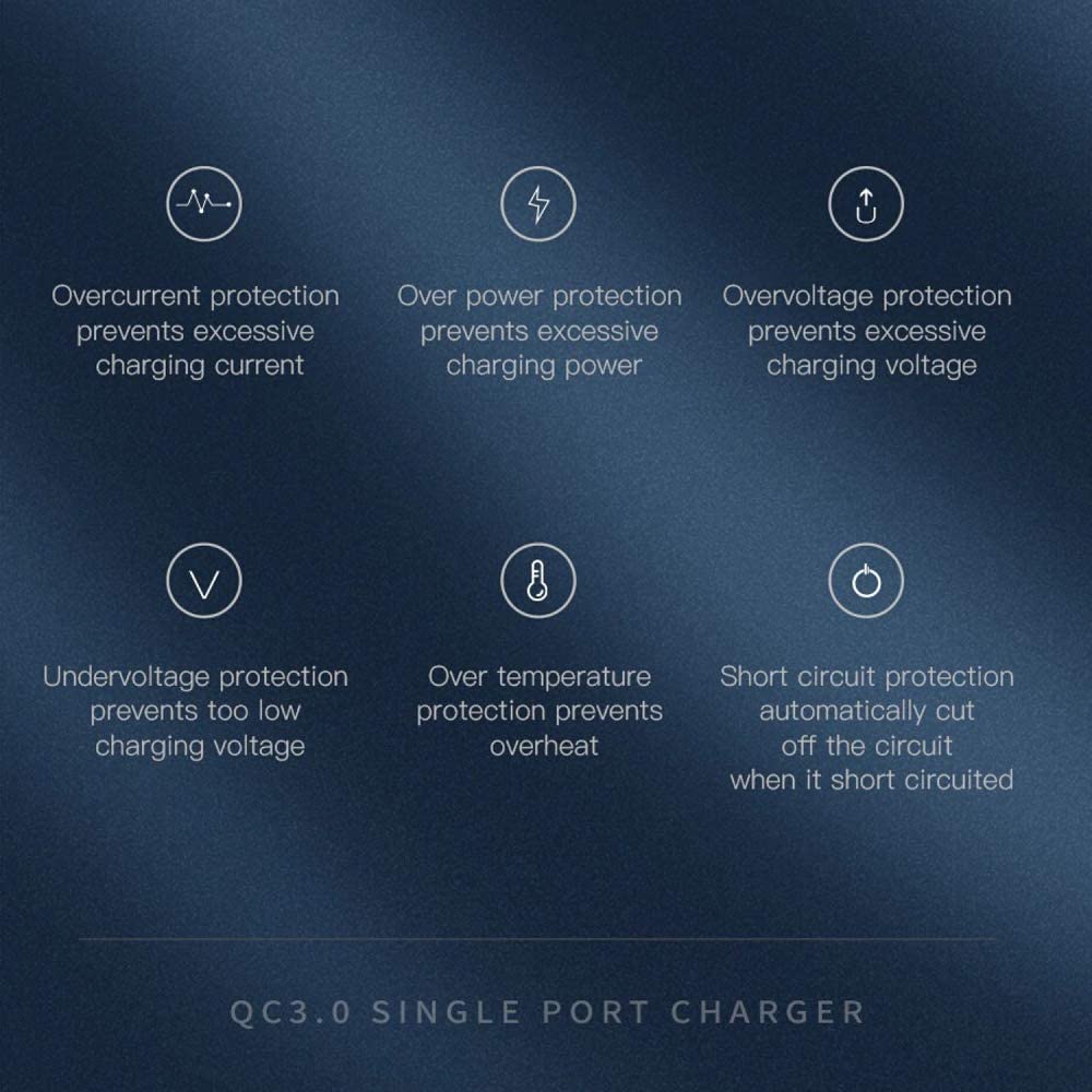 شاحن الحائط Hoco C42A Vast Power بمنفذ USB واحد مصمم لشحن الأجهزة بسرعة وموثوقية. 