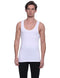 Dice Mens Racerback Round Neck Solid Sleeveless Undershirt