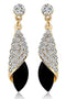 Shining Diva Fashion 18k Gold Plated Crystal Earrings For Women