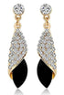 Shining Diva Fashion 18k Gold Plated Crystal Earrings For Women