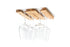 Fox Run Wooden Under-Cabinet Mounted Wine Glass Holder Rack – 11 x 7 x 0.75 inches