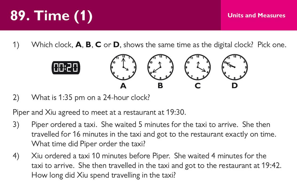 New 11+ GL Maths Practice Question Cards – Ages 10-11 (CGP)