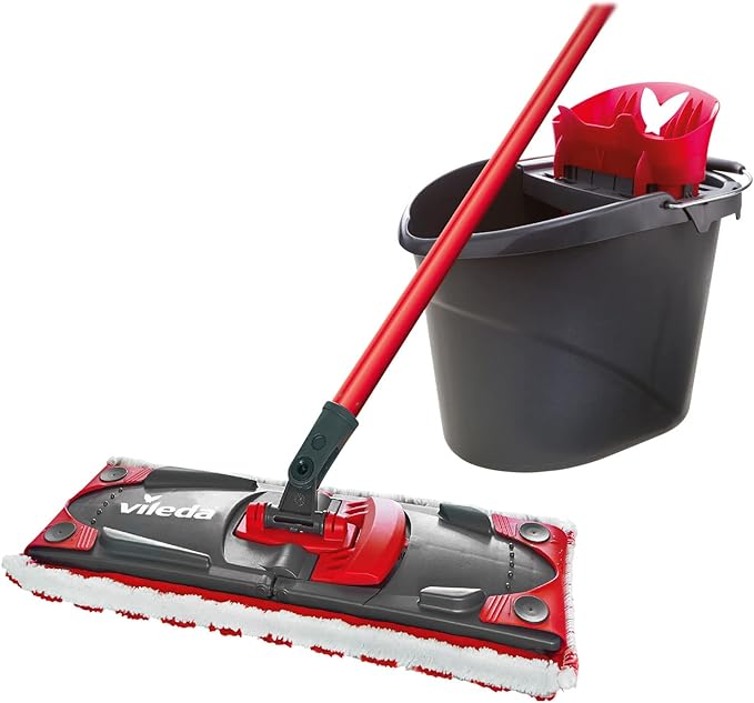 Vileda Turbo Smart Microfibre Spin Mop and Bucket Set