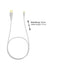 KabelDirekt – Micro USB Cable (USB 2.0, Synch & Charge Cable, white) TOP Series, Pack of 5 Cables, 0.5 Meters - Safqqa Egypt