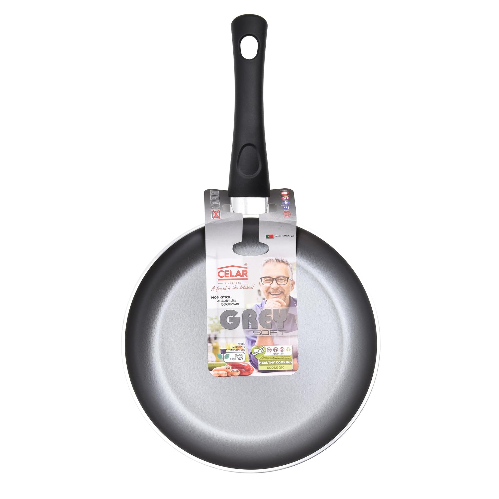 Celar Aluminum Soft Touch Frypan – 18 cm