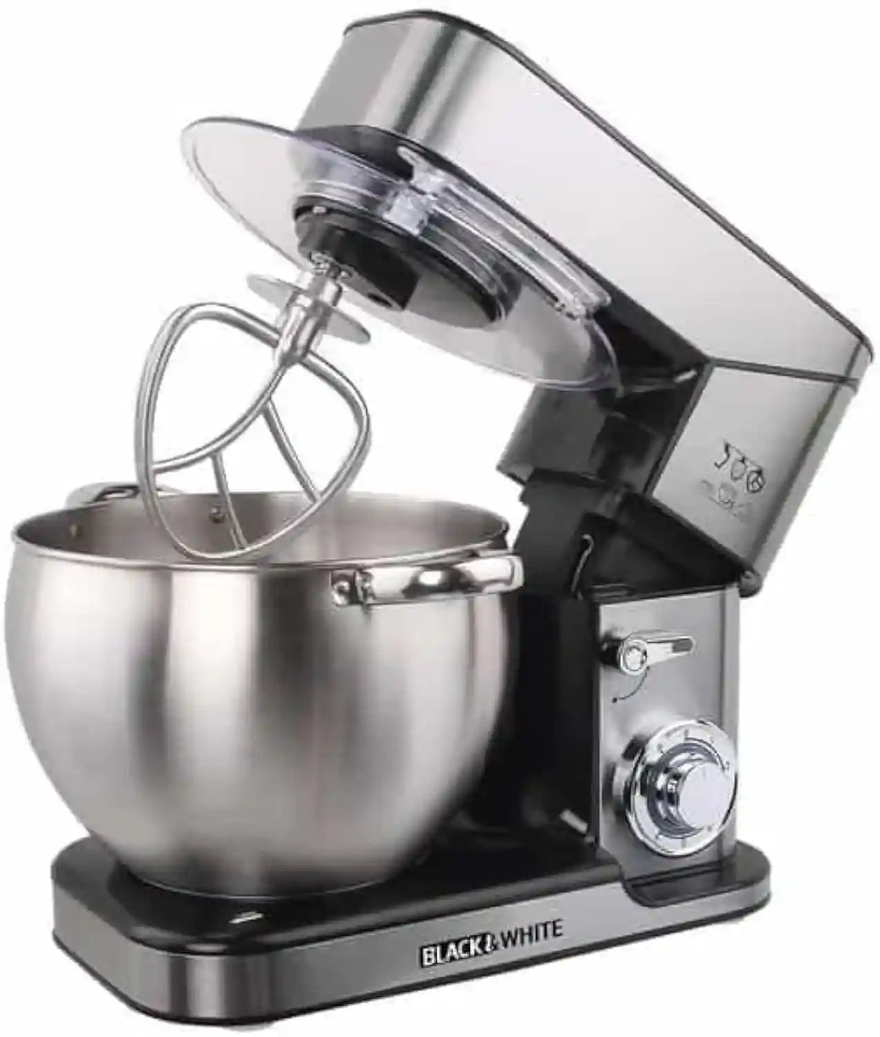 Black & White dough mixer, SC-623, 10L, 6 speed, 2000w - Safqqa Egypt