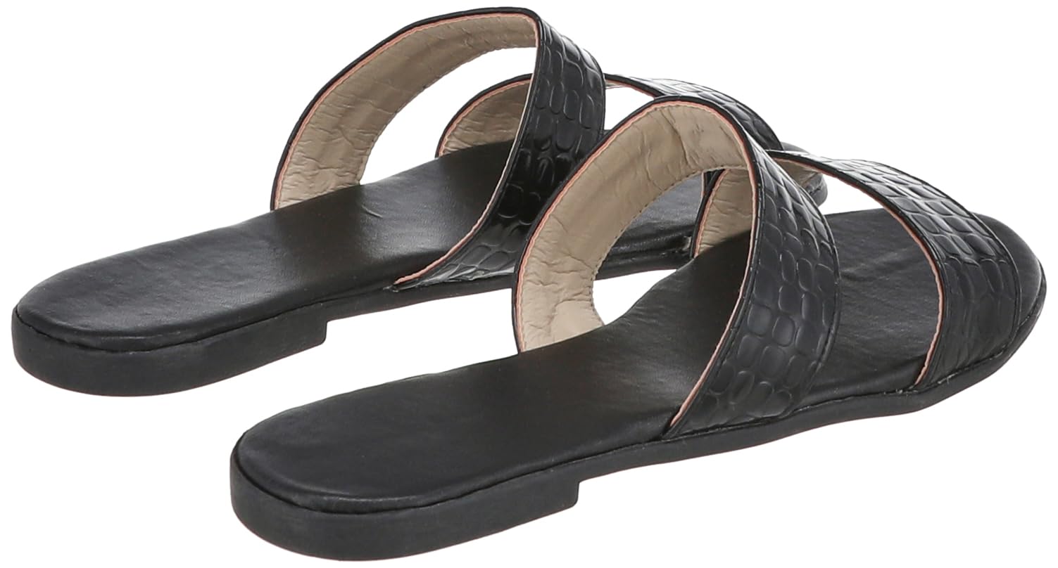SWAY Flat Slide Slippers For Women, Stylish flat slide design for women.