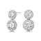 Mestige Elegant Earrings with Crystal Stones