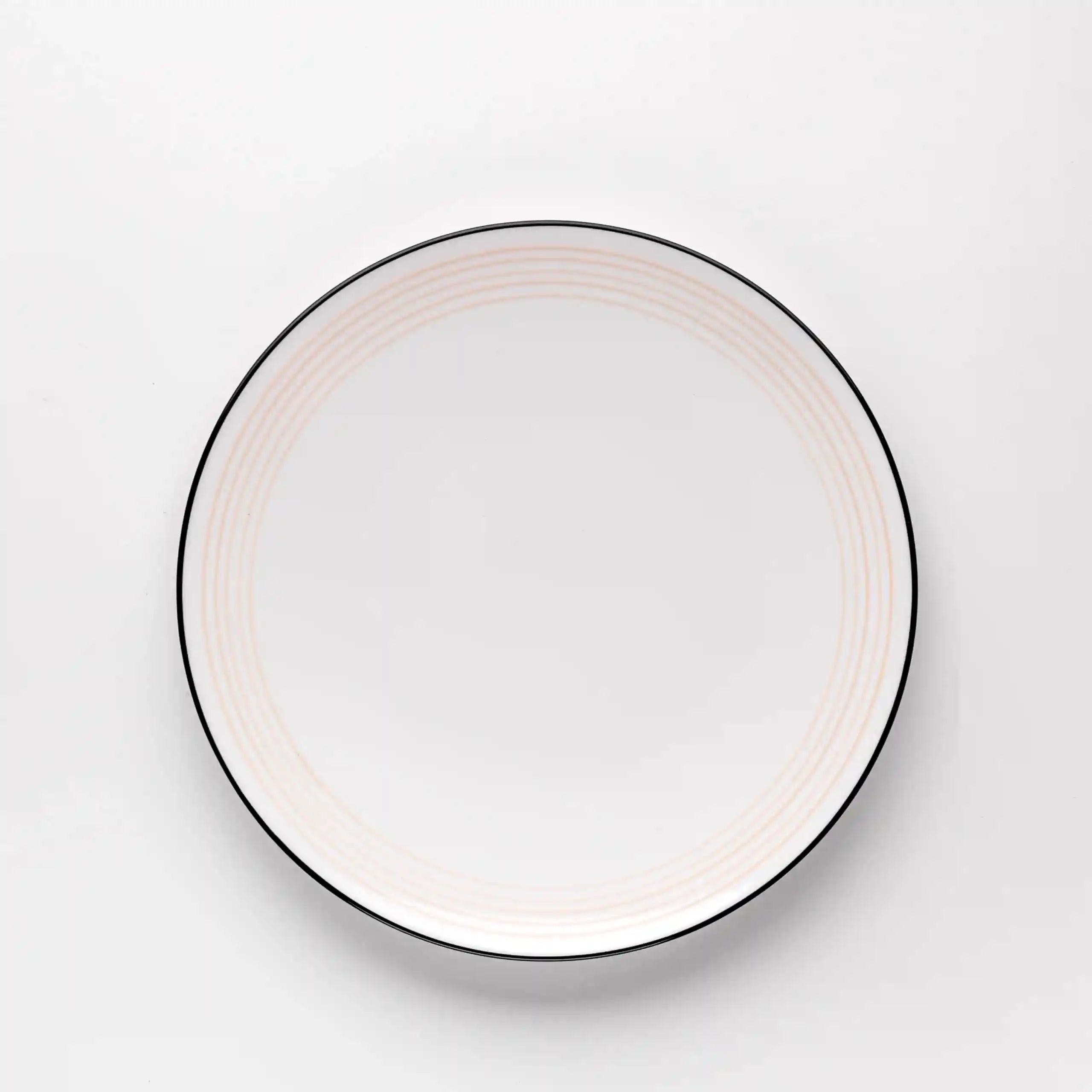 Fathy Mahmoud Porcelain tableware Dinner Set Coup 26 pcs. - Beige 1 Base box - Safqqa Egypt