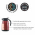 BOROSIL STAINLESS STEEL TEA POT THERMAL FLASK  RED 1.5 LITER