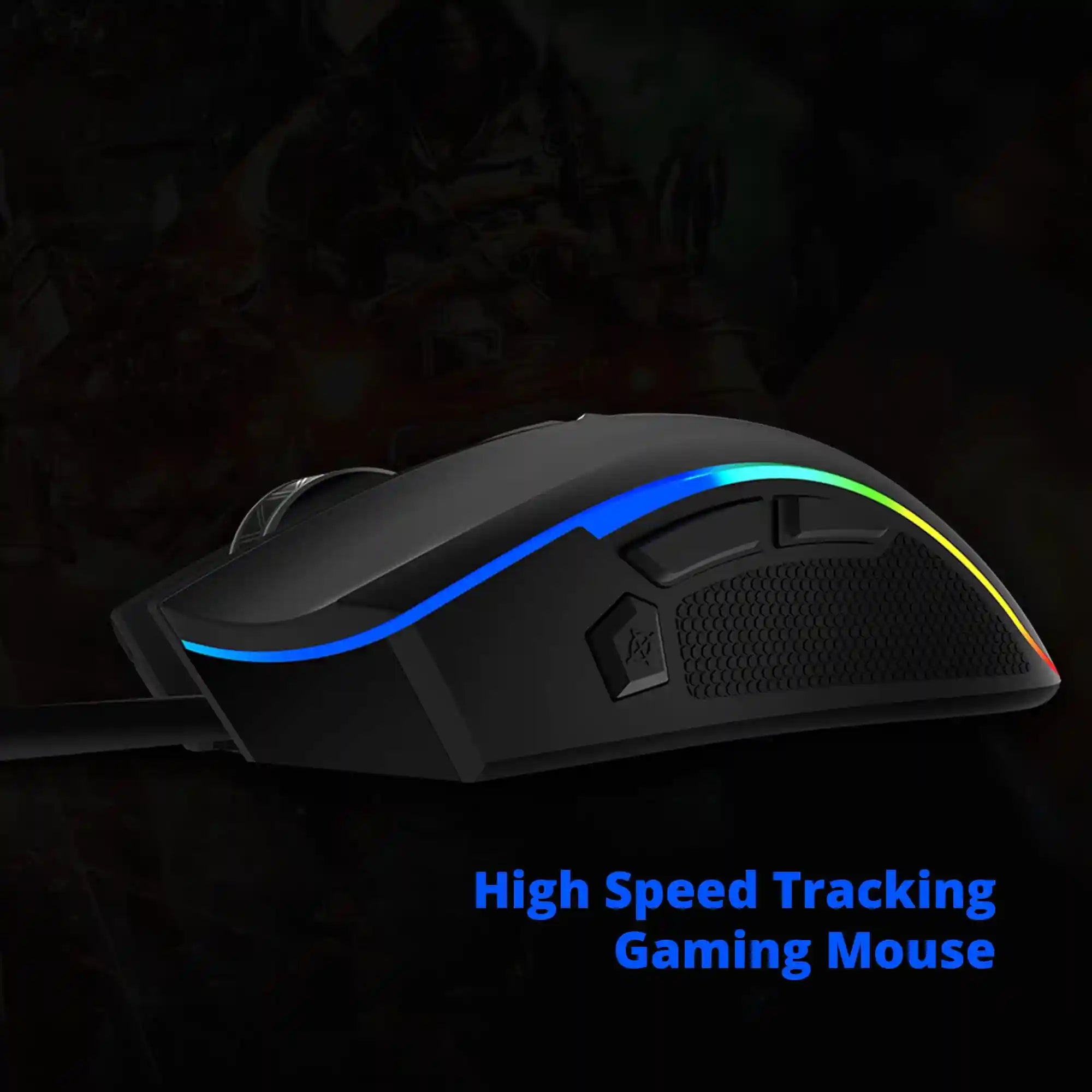 Meetion g3330 gaming mouse (8000 dpi) - for pc & laptop - black