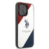 CG MOBILE US Polo Assn. جراب مبطن بتصميم ثلاثي الألوان لهاتف iPhone 14 Pro